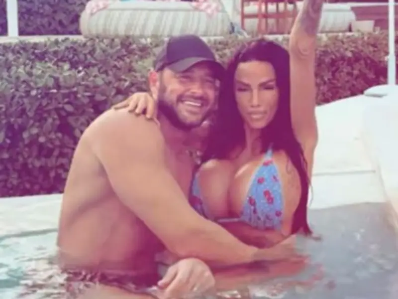 Katie Price and Lee Andrews Enjoy Pool Day Amid Fraud Allegations