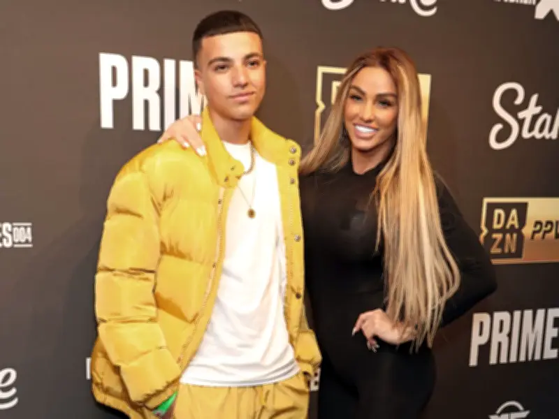 Katie Price Flies to Dubai on Son Junior Andre's 21st Birthday to See Lee Andrews