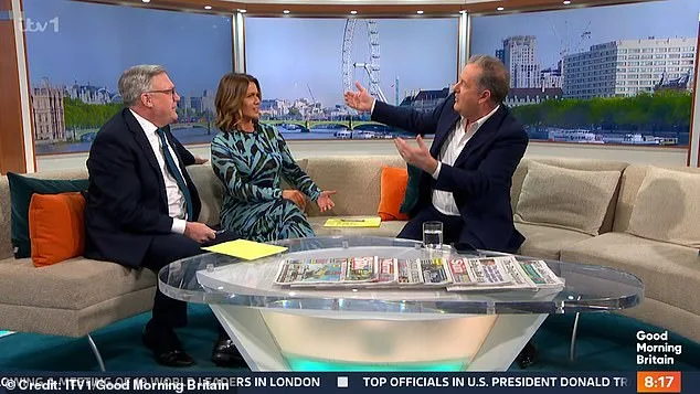 Piers Morgan Returns to Good Morning Britain After 1,453 Days, Hug Snub with Susanna Reid