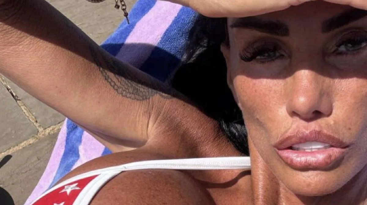 Katie Price Dons Daring Bikini While Awaiting Husband's Release from UAE Jail