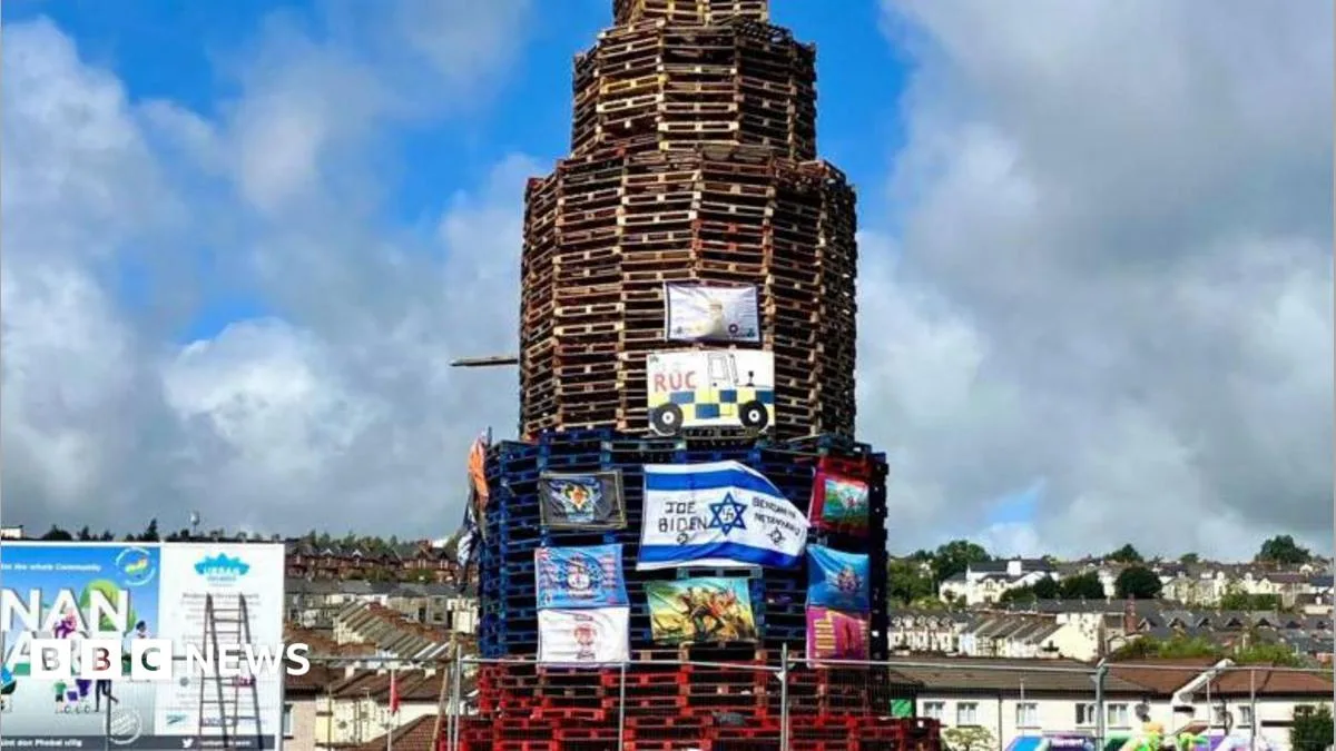 Bonfire Material in Londonderry Treated as Hate Crime by Police