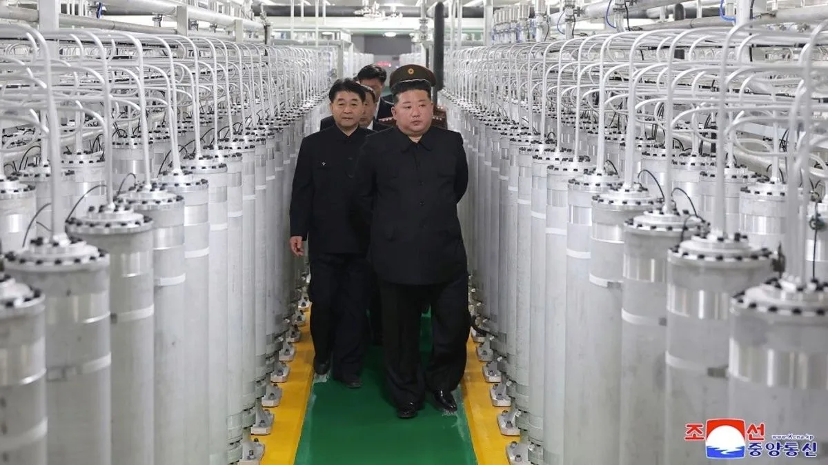 Kim Jong Un Tours New Nuclear Factory, Threatens West
