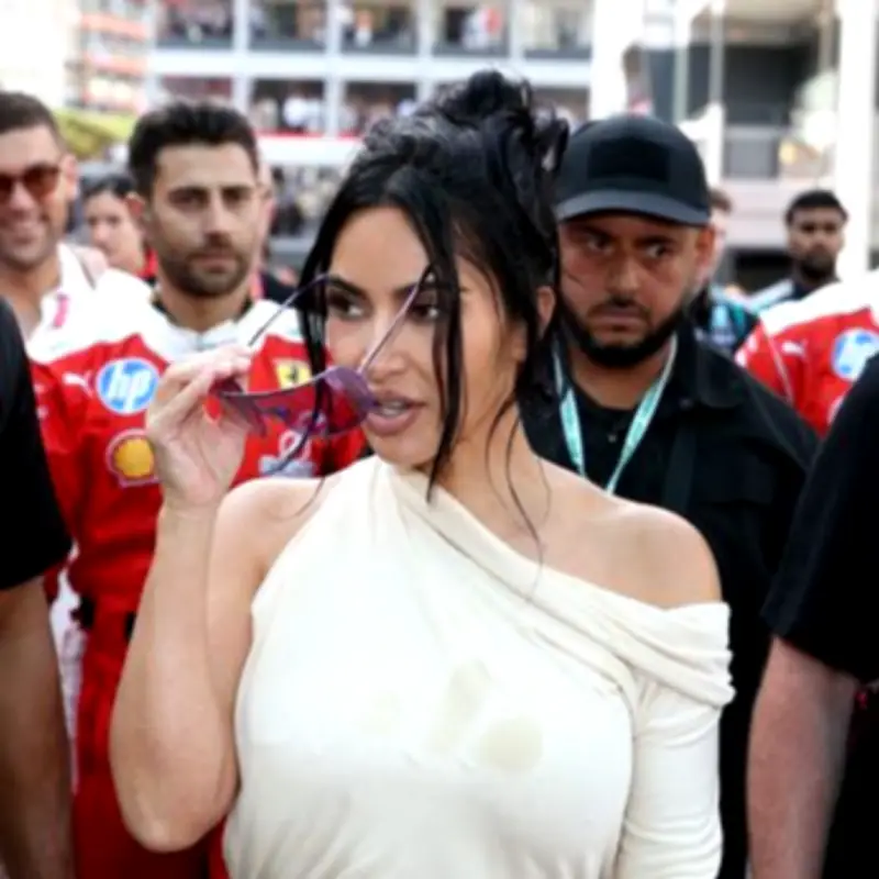 Kim Kardashian Allegedly Warned Not to Talk to Martin Brundle at Monaco GP