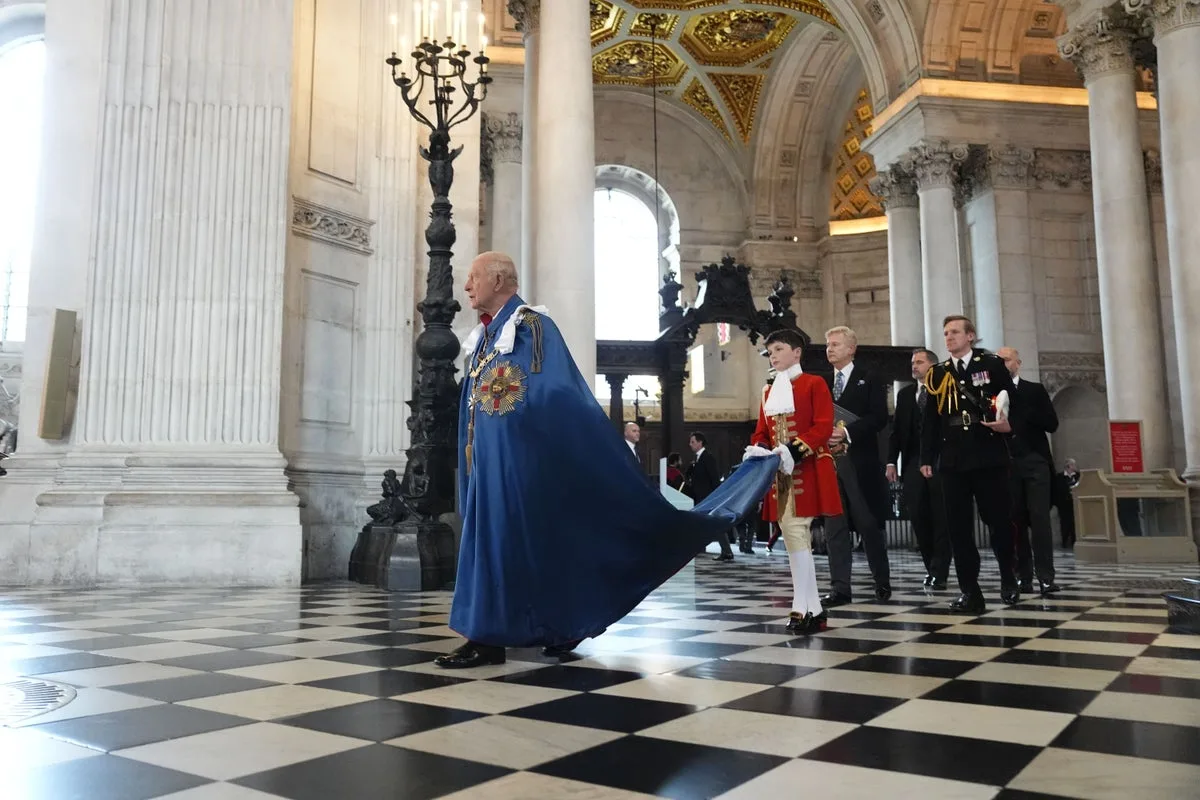 King Attends Order of St Michael and St George Service for First Time as Monarch