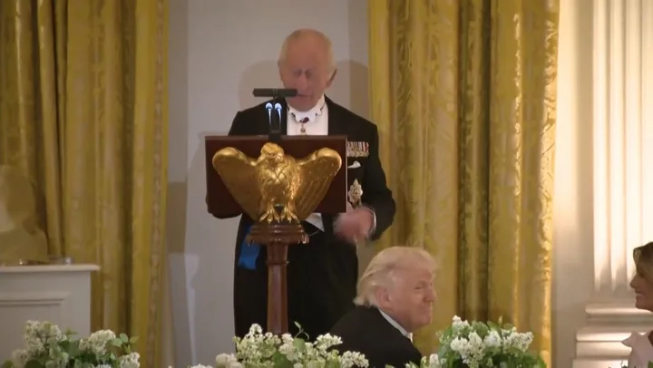 King Charles Charms US Banquet with Witty Jokes