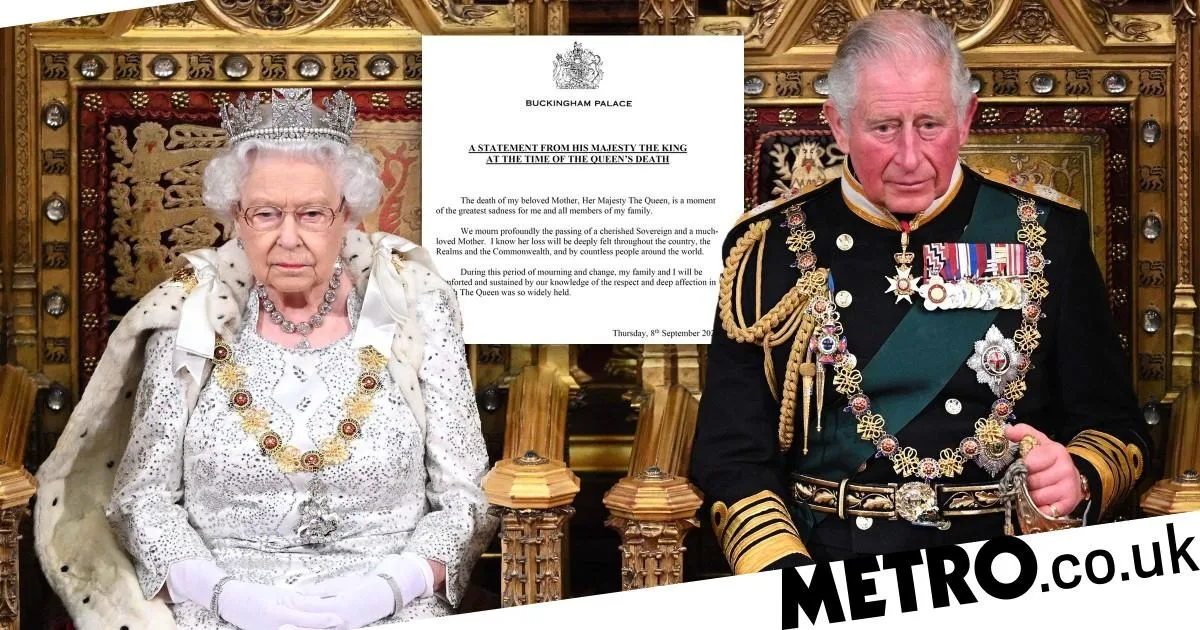 King Charles III Pays Tribute to Queen Elizabeth II in First Statement