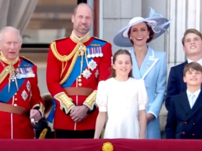 King Charles Spotted Ordering Charlotte and Louis on Royal Balcony