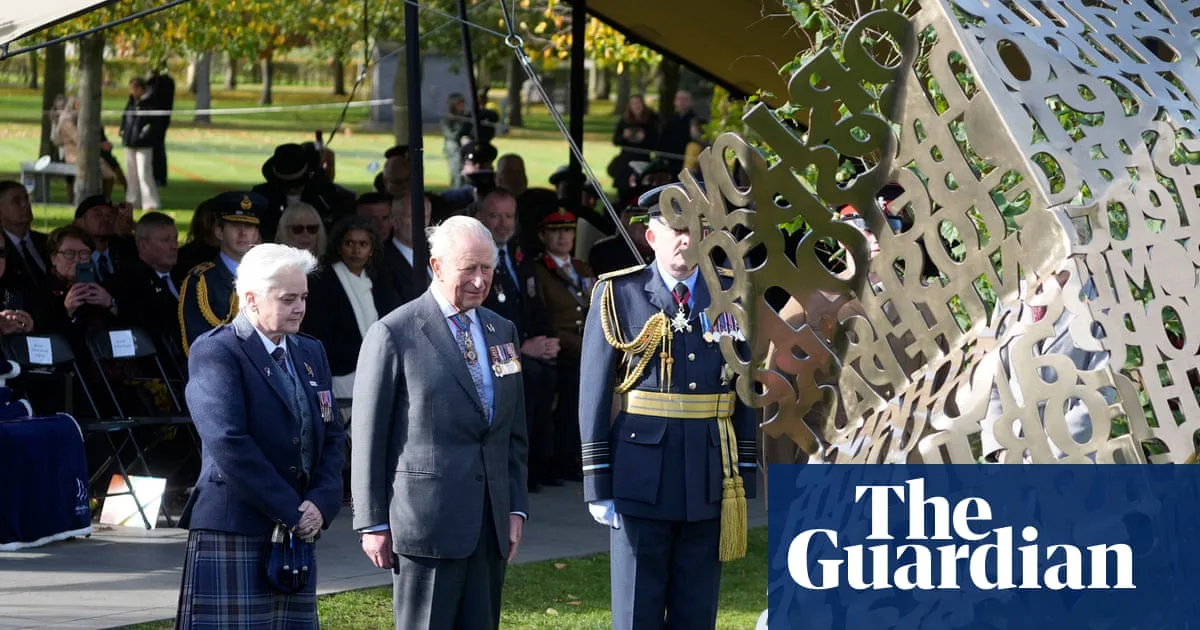 King Charles Unveils Memorial to LGBT Military Veterans