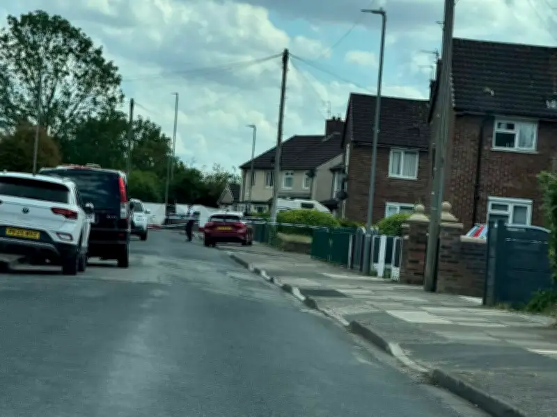 Kirkby Road Cordoned Off as Police Erect White Tent in Knowsley