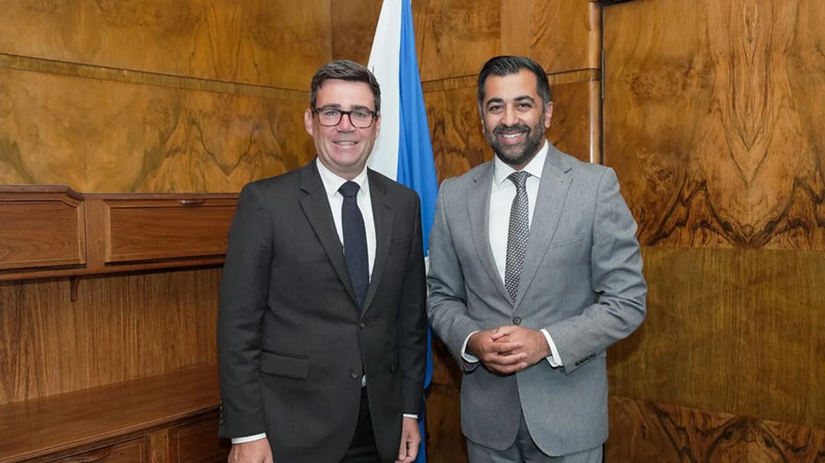 Humza Yousaf Meets Andy Burnham in Edinburgh for Talks on Devolution and Cost of Living