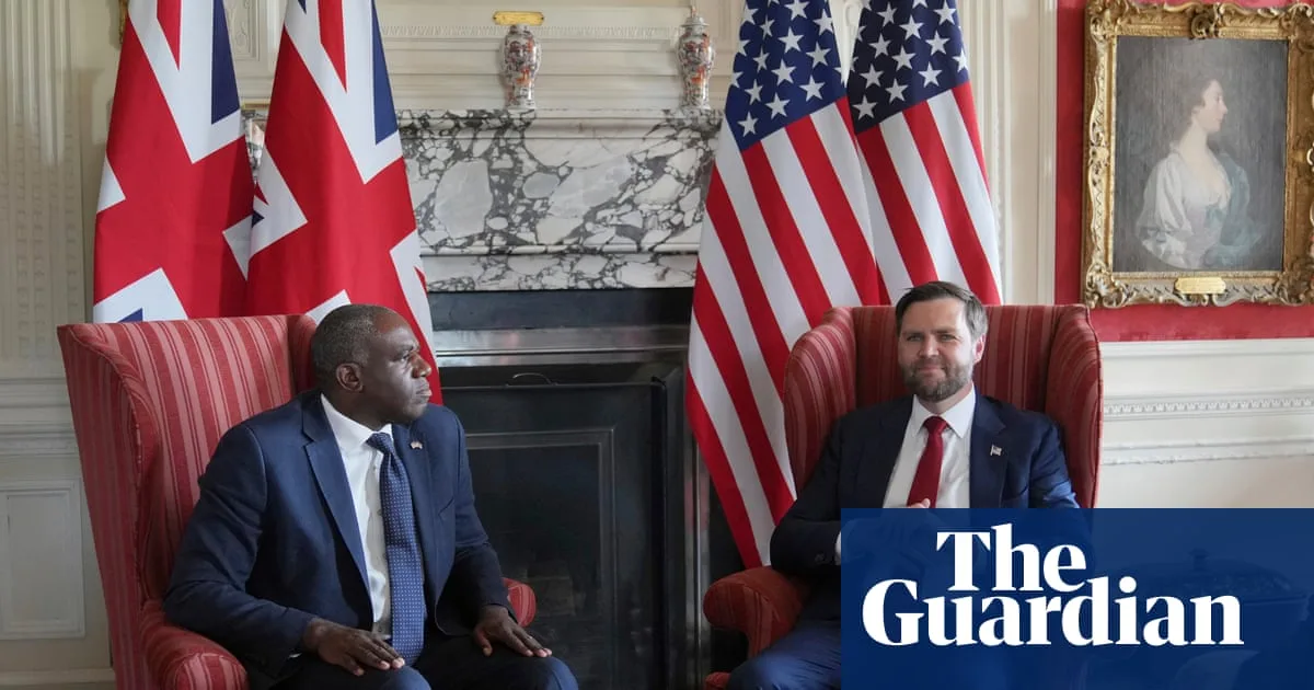 Lammy and Vance Lead Ukraine Peace Talks at Chevening