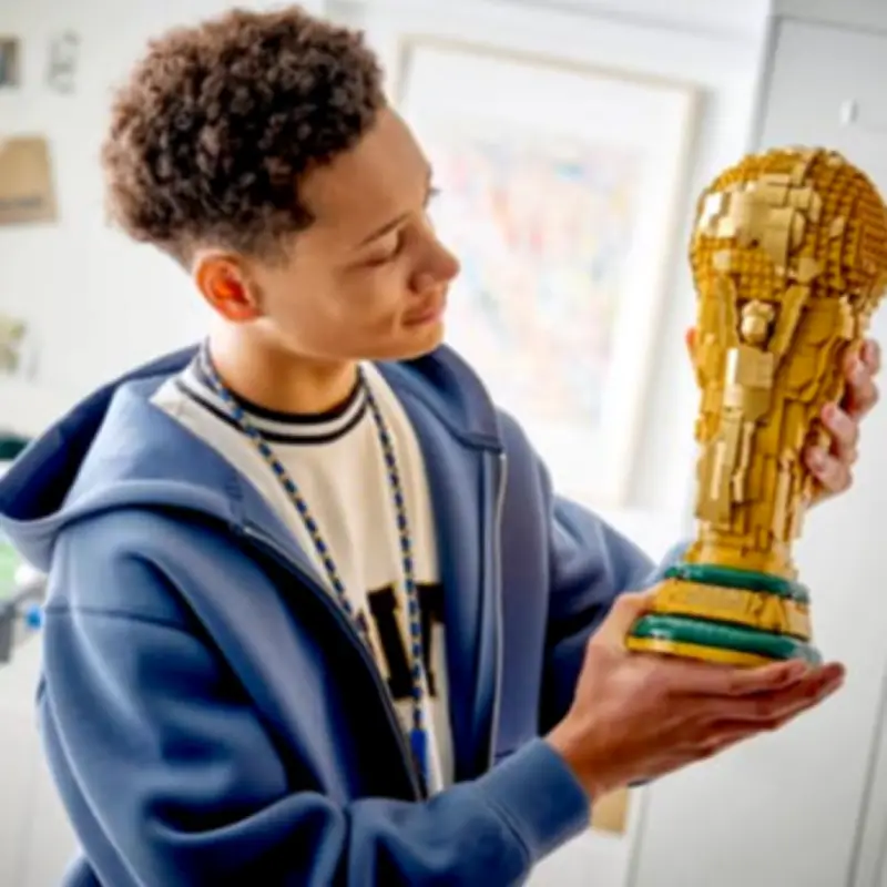 LEGO World Cup Trophy Set Earns 'Pride of Place' as Families Build Together