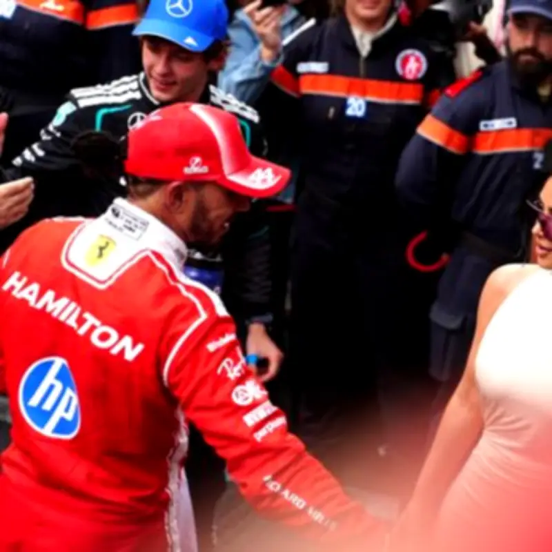 Lewis Hamilton Wins First Ferrari F1 Race Thanks to Kim Kardashian Effect