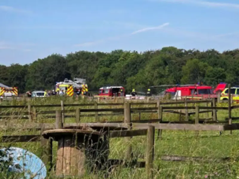 Light Aircraft Crashes at Devon Airfield, Emergency Services Respond