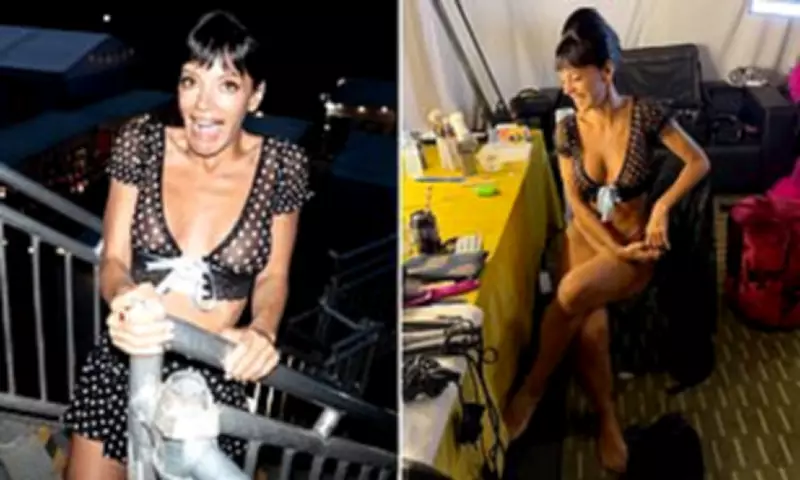 Lily Allen Dazzles in Sheer Top and Fishnets at Mighty Hoopla Festival