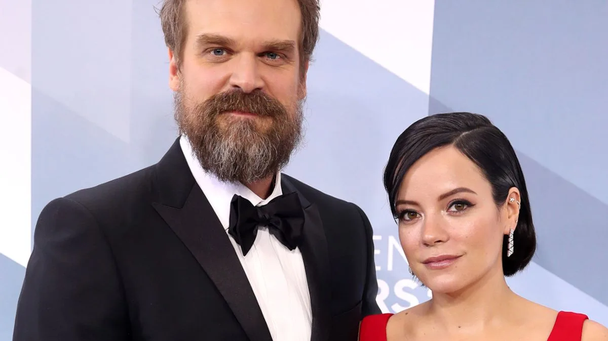 Lily Allen Takes Swipe at Ex David Harbour with Receipt-Themed Dress