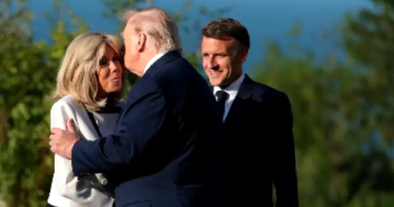 Lip Reader Decodes Trump's 'Wow' Kiss to Brigitte Macron at G7