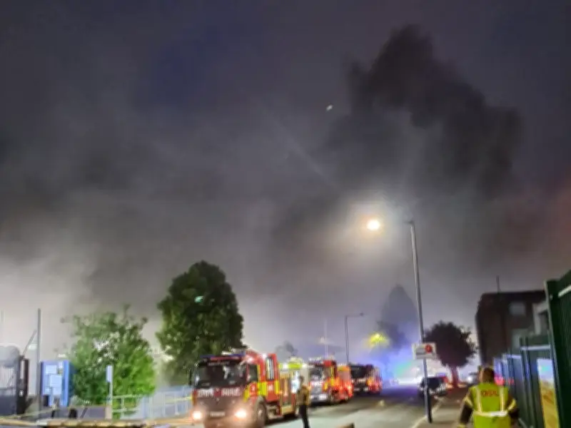 London Fire: 150 Firefighters Tackle Huge Blaze in Brent Warehouse
