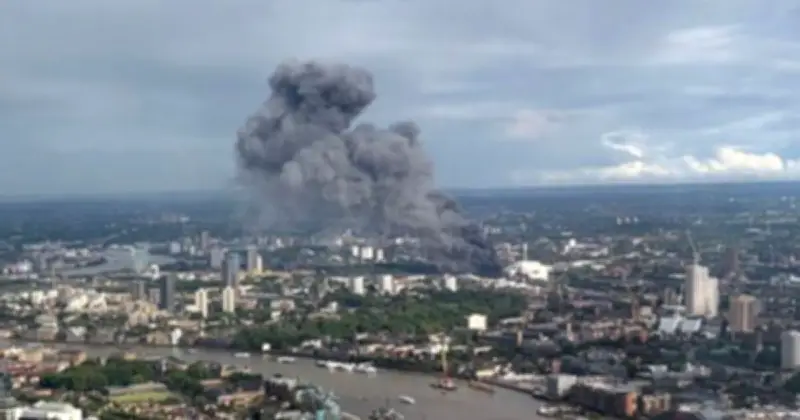 London Fire Bermondsey Exact Location Confirmed Avoid Area Warning