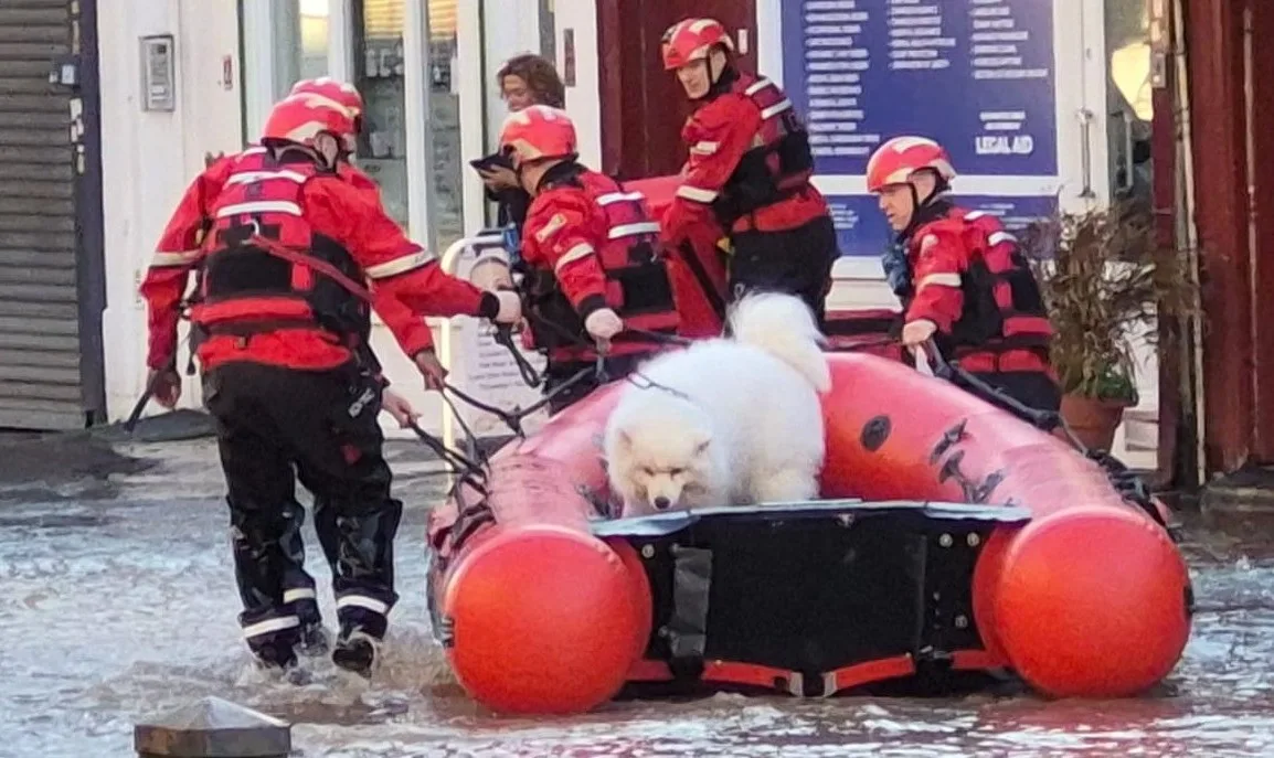 Dozens Rescued After Burst Water Main Floods North London Street