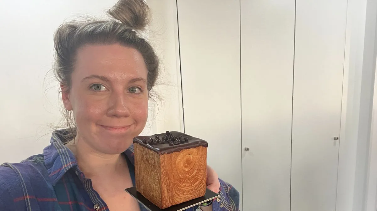 I tried the viral cube croissant & trying to get it was like The Hunger Games