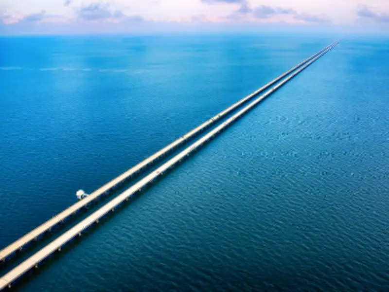 Louisiana's 24-mile bridge over alligator waters causes panic attacks