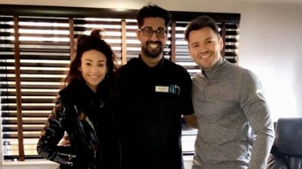 Michelle Keegan and Mark Wright Swap Veneers for Invisible Braces