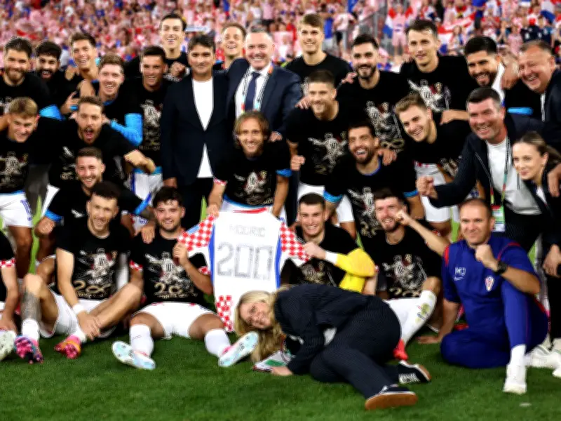Luka Modric Joins Ronaldo and Messi in Elite 200-Cap Club