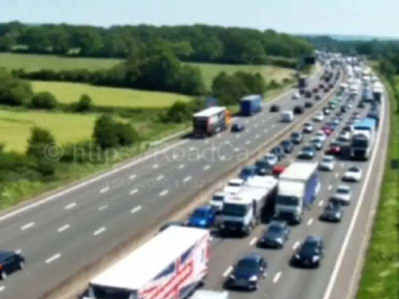 M25 Chaos: 90-Minute Delays After Caravan Overturns in Kent Crash