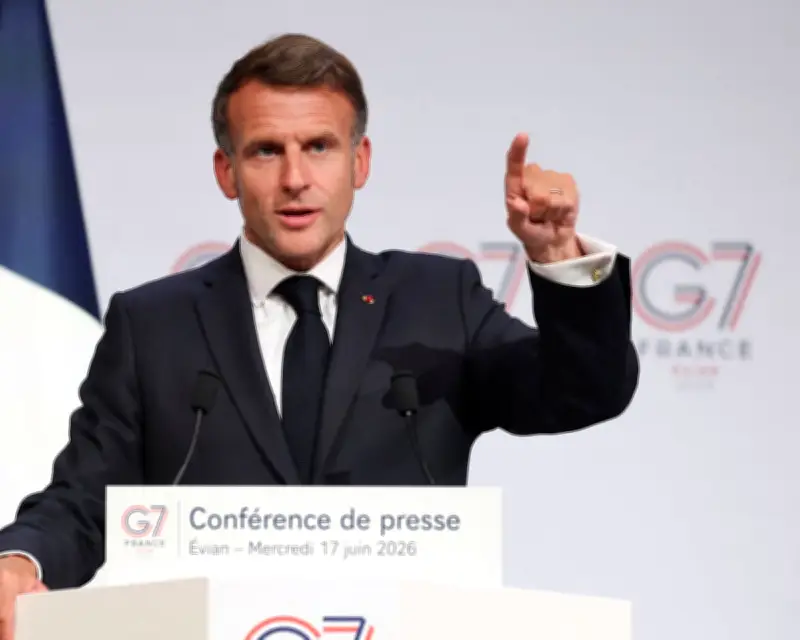 Macron Hails G7 Unity on Ukraine After US Shift in Approach