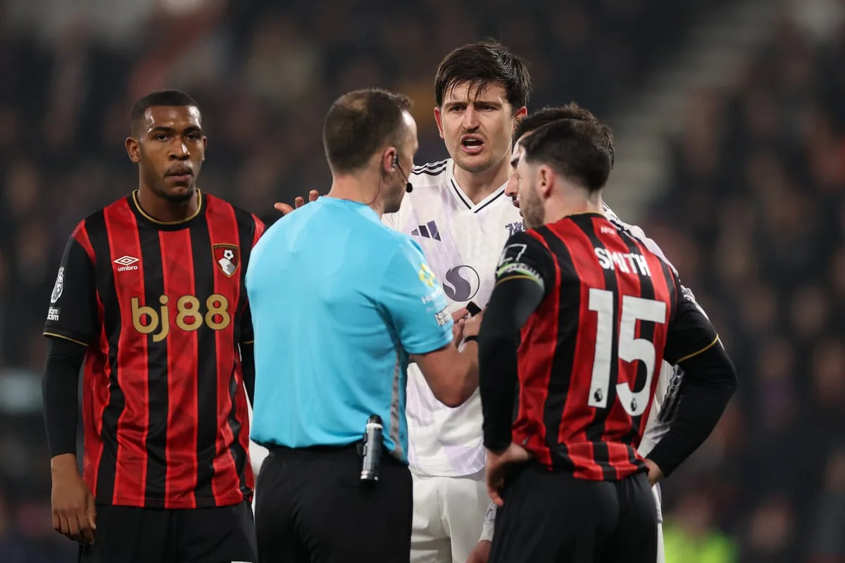 Harry Maguire Charged by FA After Red Card Against Bournemouth