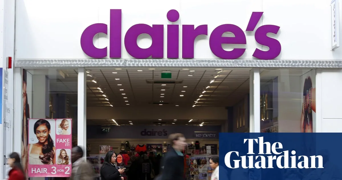 Claire’s to Close Final UK Stores with Over 1,000 Job Losses