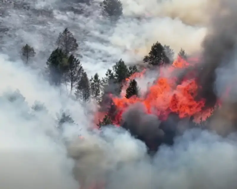 Major Wildfire on Tintwistle Moor Near Greater Manchester Burns Over 500 Sq Metres