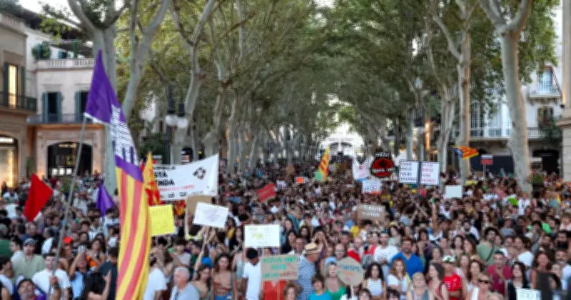 Majorca Anti-Tourism Protesters Vow to Bring City to Standstill in July