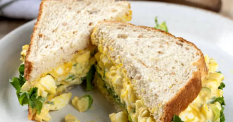Make Egg Sandwiches Healthier by Mixing Mayo with Greek Yoghurt