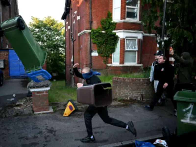 Man Admits Throwing Frying Pan at Police During Southampton Protest