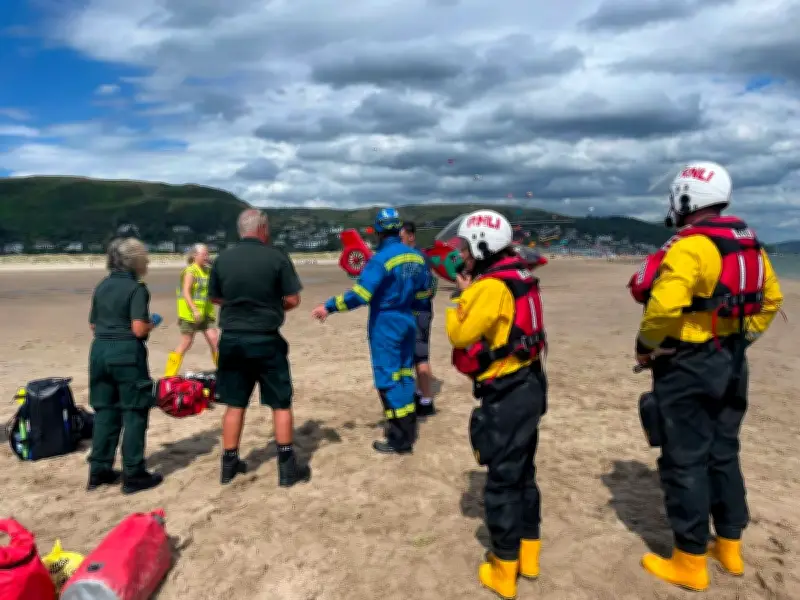 Man Airlifted After Slipping While Opening Beer with Knife on Beach
