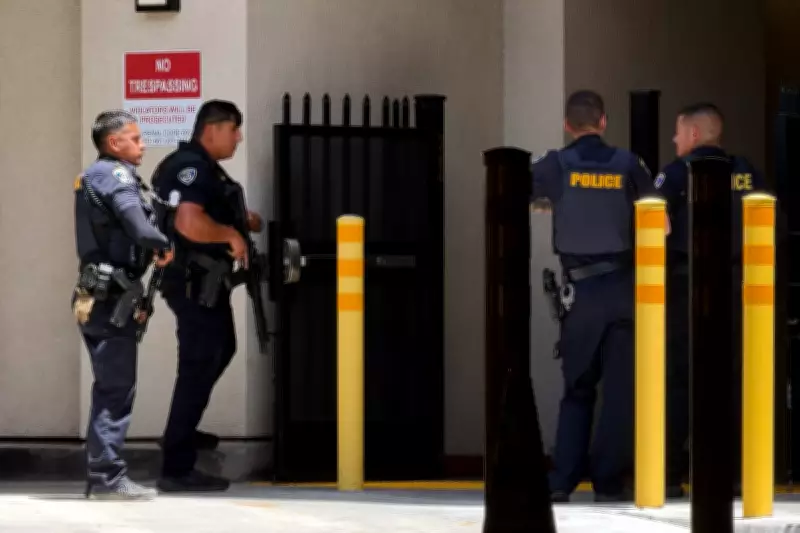 Man Barricades Himself Inside Bakersfield Bank with Hostages