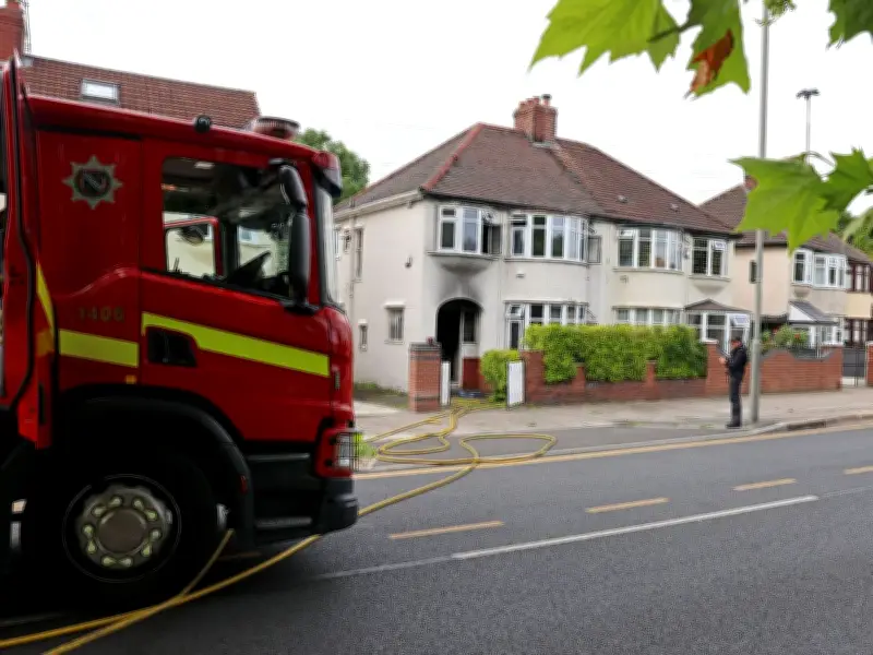 Man Hospitalized After Fire at Broadgreen Home; Investigation Underway