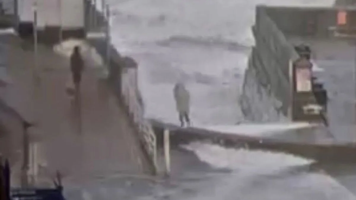 Reckless Behaviour at Whitby Harbour Days After Withernsea Tragedy