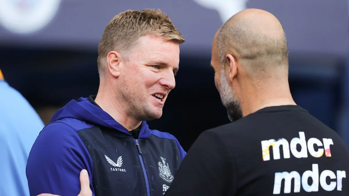 Newcastle Fear Eddie Howe Could Replace Guardiola at Man City