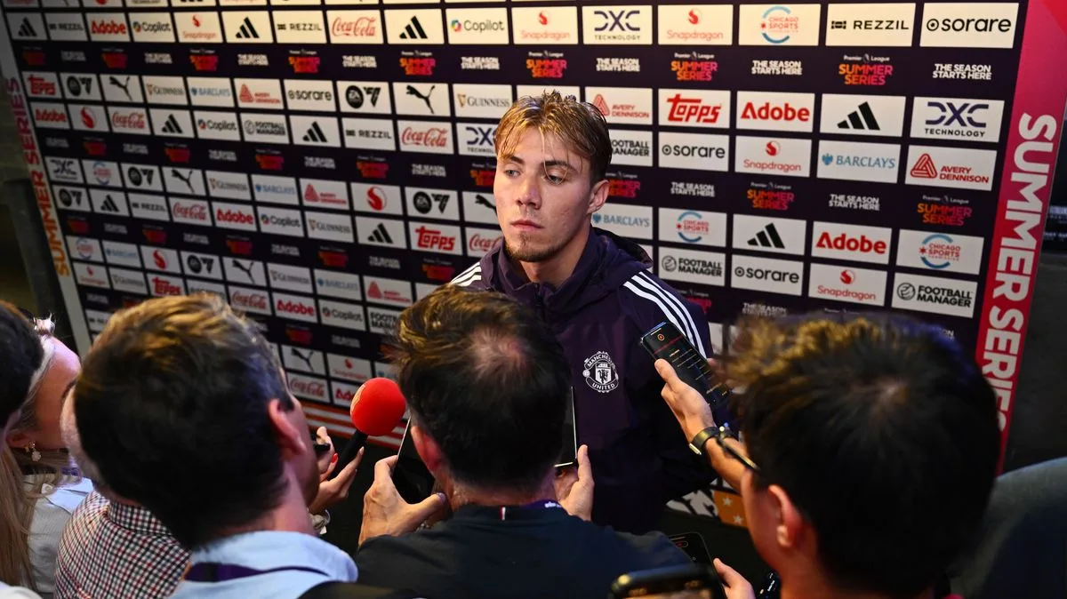Hojlund Unfazed by Man Utd's Pursuit of Sesko