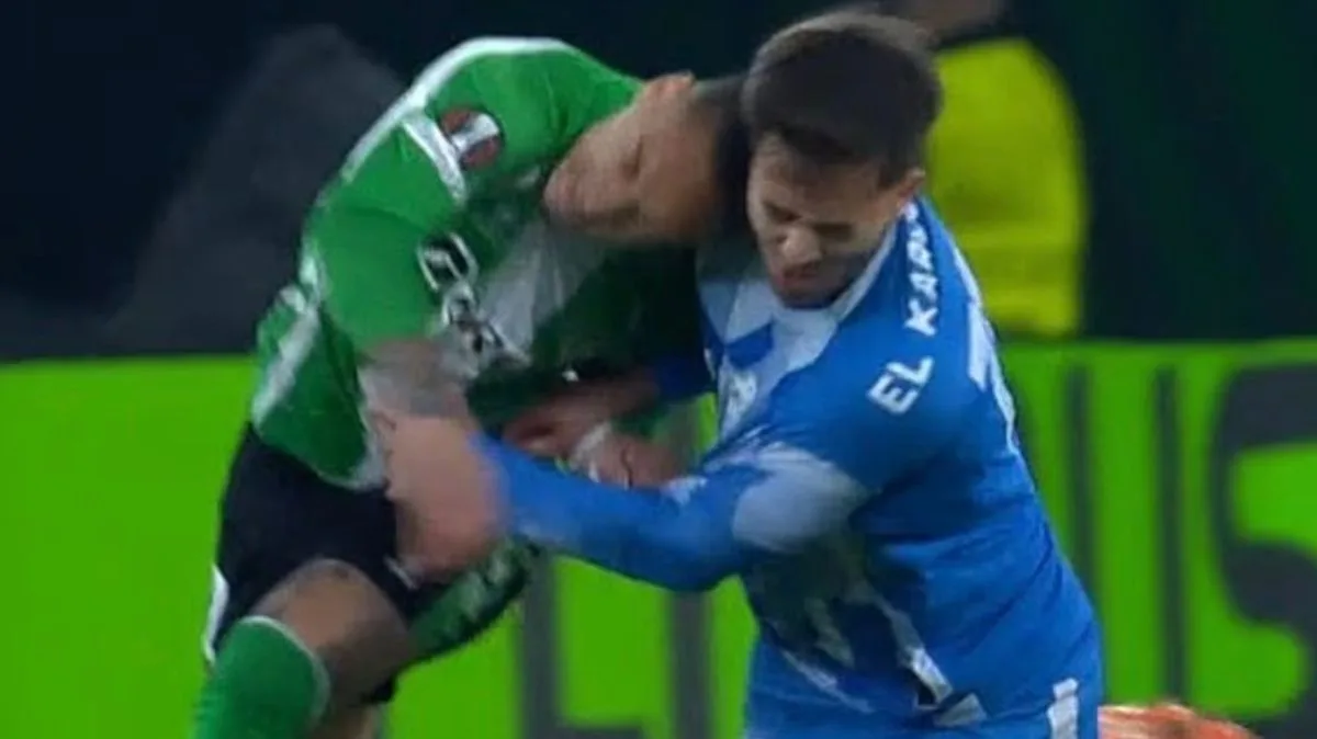 Antony Escapes Red Card After Headbutt in Europa League
