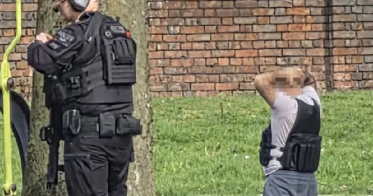 Man in Weighted Gym Vest Sparks Police Response in Salford Park
