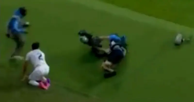 Manchester City Star Khusanov Collides with Cameraman at World Cup