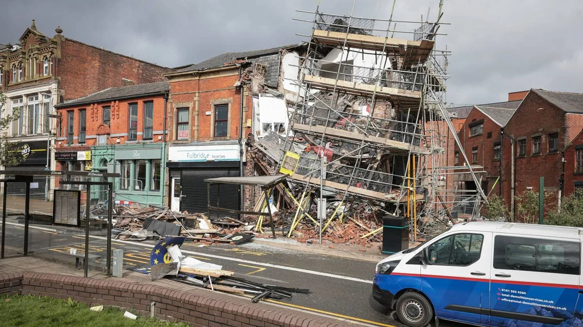 Oldham Building Collapse Raises Human Trafficking Concerns