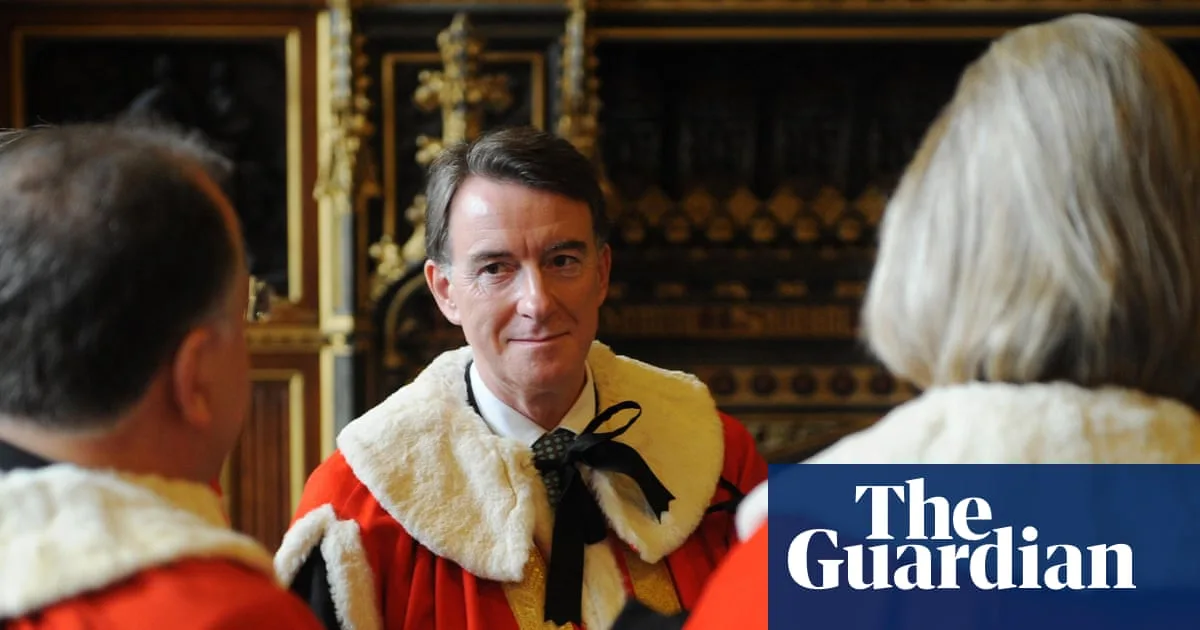 Mandelson Resigns from Lords Over Epstein Email Leak Scandal