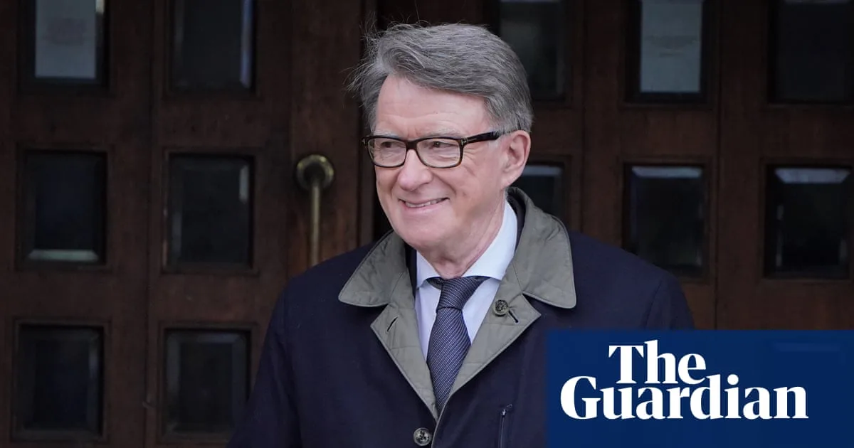 Peter Mandelson Swears at Reporter Over Epstein Question