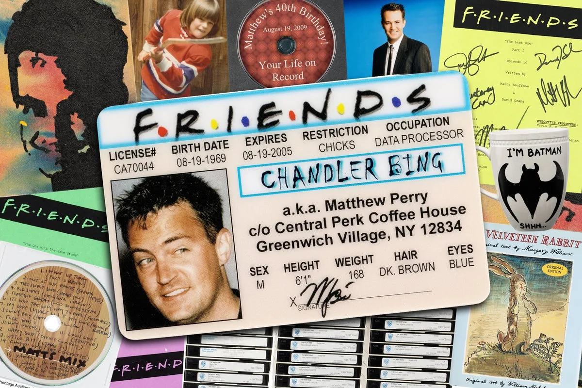 Matthew Perry's Personal Items Auctioned for Charity Foundation