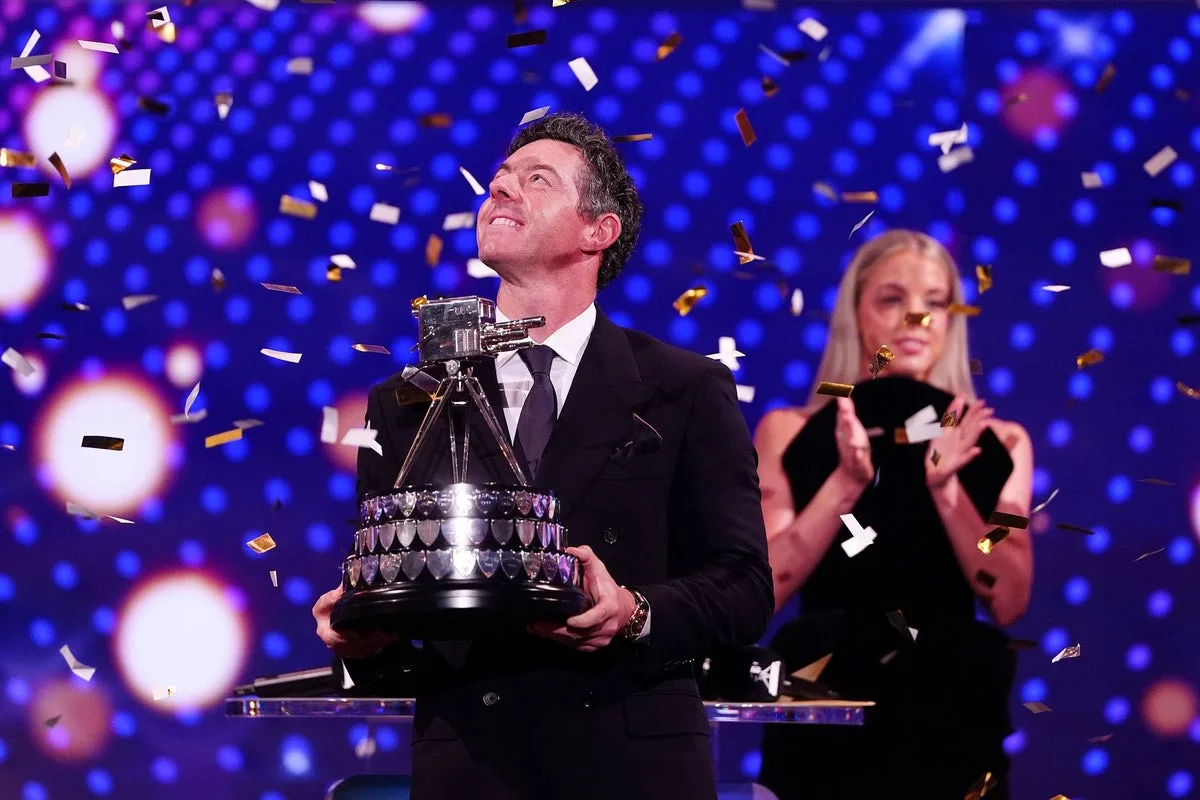 Emotional Rory McIlroy wins Sports Personality of the Year after 'dream year'
